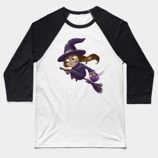 Halloween cute witch trick or treat Baseball T-Shirt